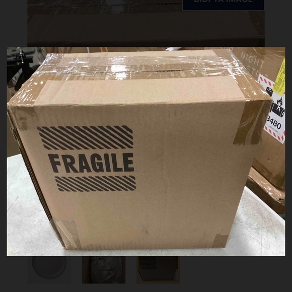 10.5" Plastic Dinner Plate Jet Gray - Room Essentials. 24 plates available - Picture 3 of 3